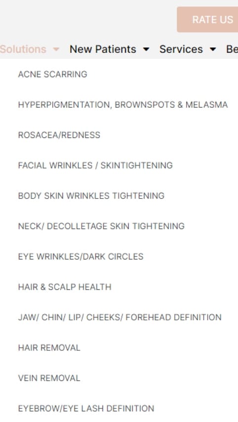 Dr. K's Med Spa | Website Development & SEO 8 Dr. K's Med Spa - Solutions